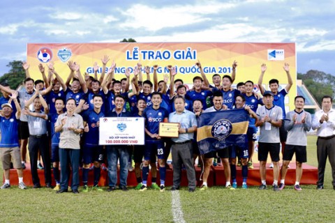 Thắng Trẻ Hà Nội với tỷ số 1-0, Bà Rịa Vũng Tàu đăng quang ngôi vô địch giải bóng đá hạng Nhì Quốc gia 2019