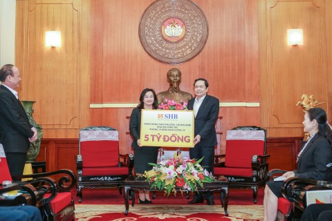 Nhà tài trợ chính của SHB Đà Nẵng FC ủng hộ 5 tỷ đồng phòng chống dịch Covid-19
